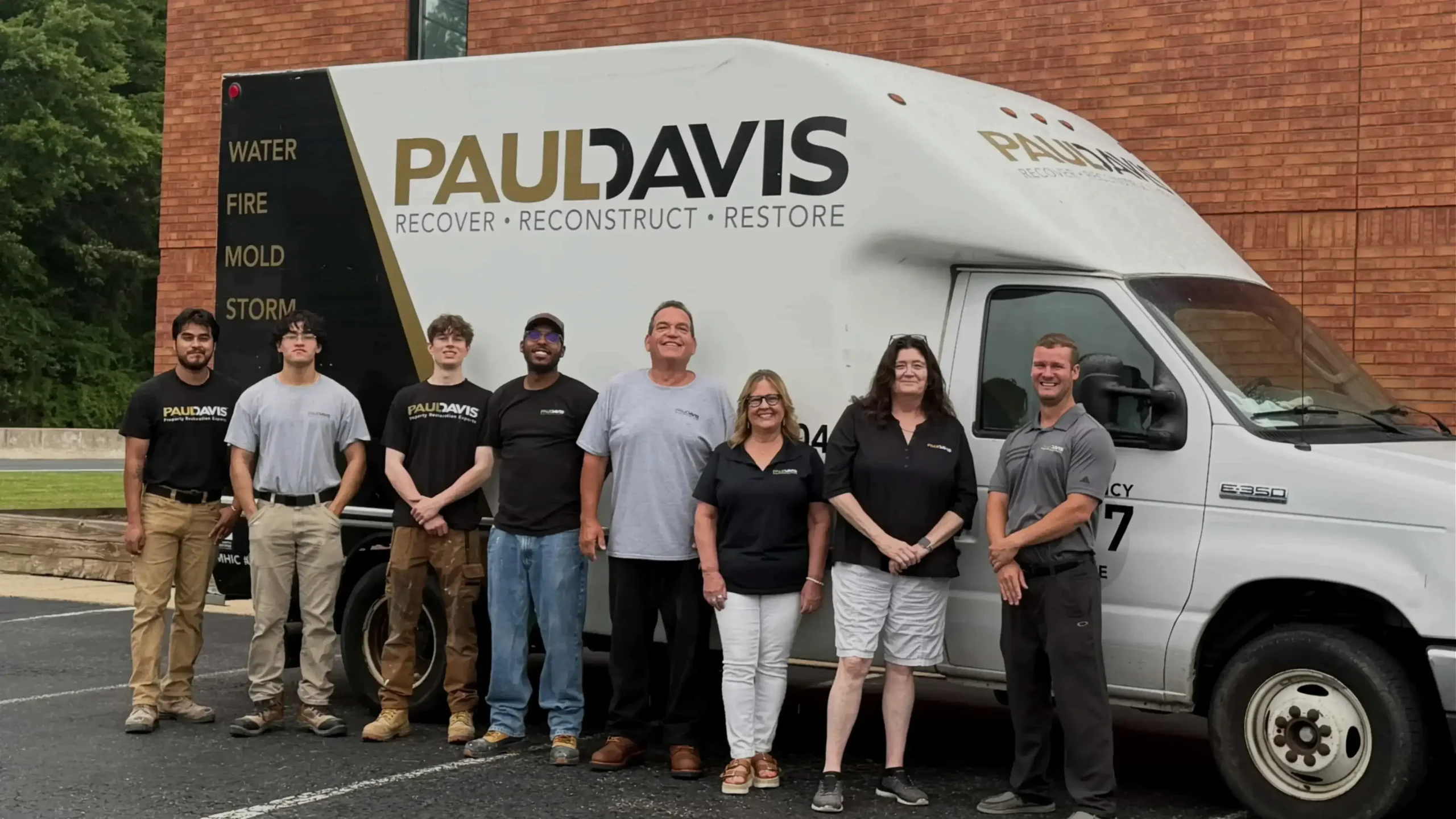 Paul Davis Restoration Corporate staff members homepage hero image